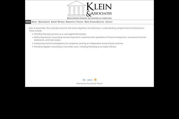 ZenLite theme site design template sample