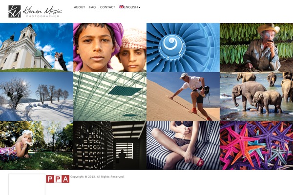 Heat theme site design template sample