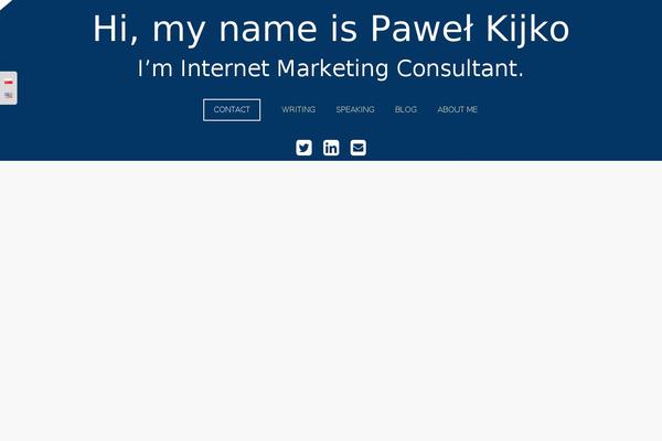 Olsen Light theme site design template sample
