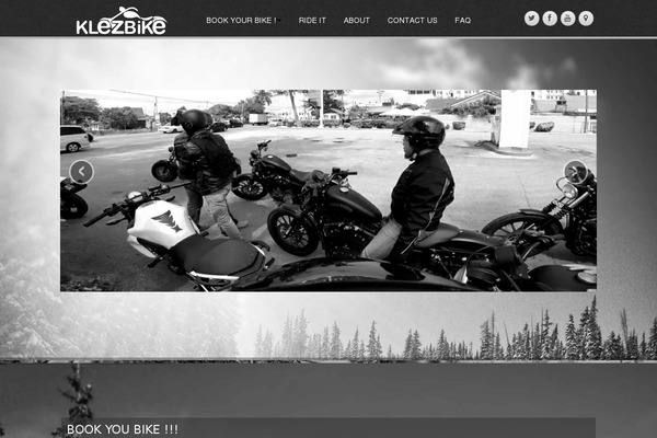 Parallax theme site design template sample