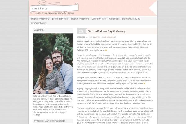 Blissful theme site design template sample