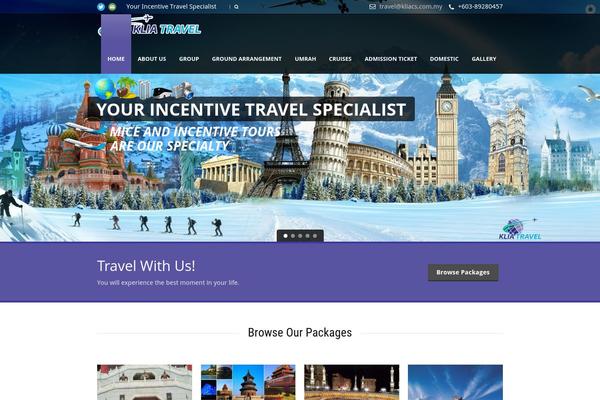 Tour Package V1.02 theme site design template sample