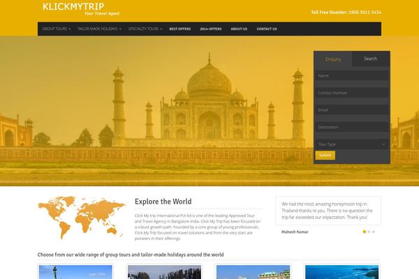 Midway theme site design template sample