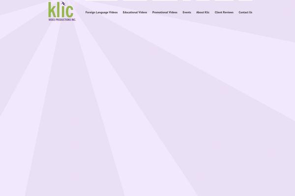klicproductions.com site used Klic-child-theme