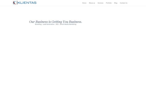 klientas.com site used Klientas