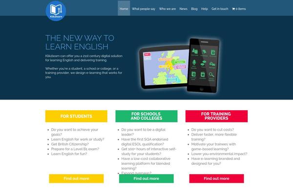 Quickstep theme site design template sample