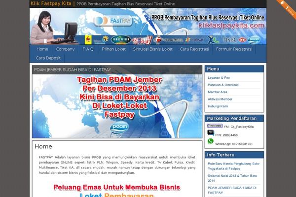 Site using Contact Form Manager plugin