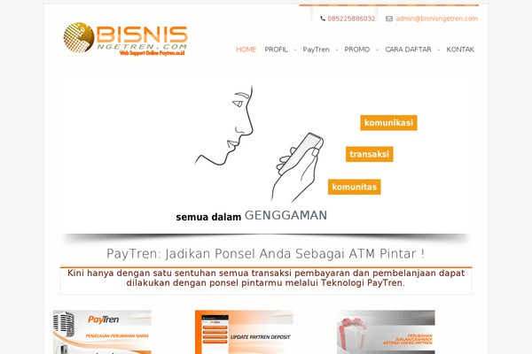 Bretheon theme site design template sample
