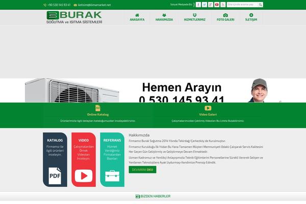 Safir theme site design template sample