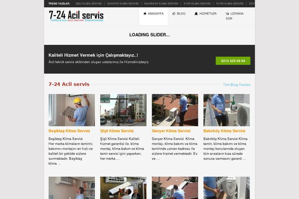 Make theme site design template sample