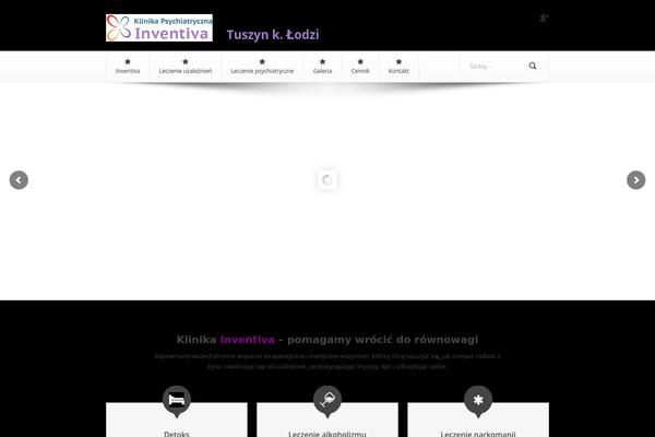 Metropolis theme site design template sample
