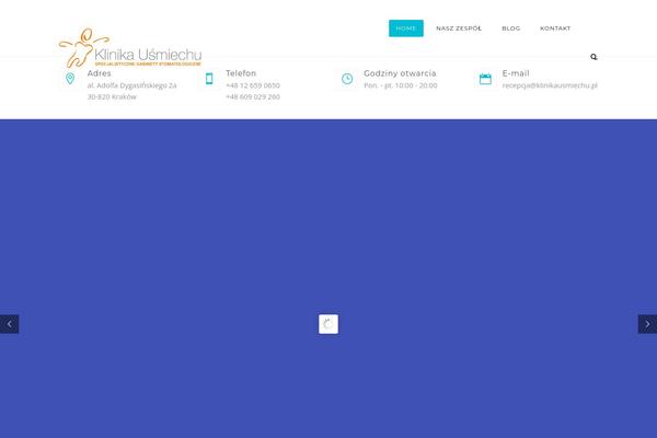 Dentalia-child-theme theme site design template sample