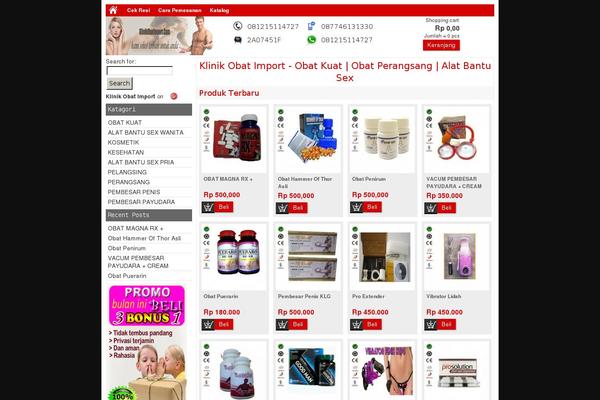 Minimarket theme site design template sample