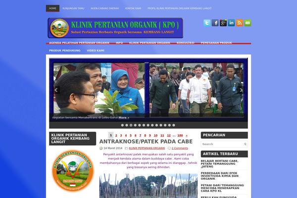 Creatica theme site design template sample