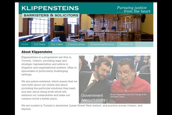 klippensteins.ca site used Twentytenmodified