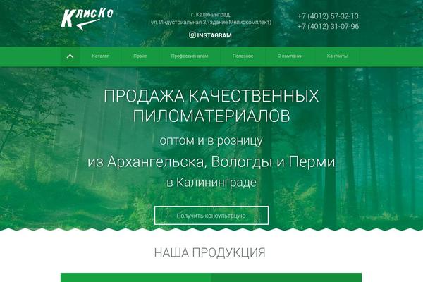 klisko.ru site used Klisko