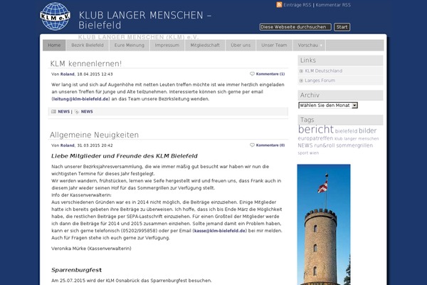 klm-bielefeld.de site used Klm