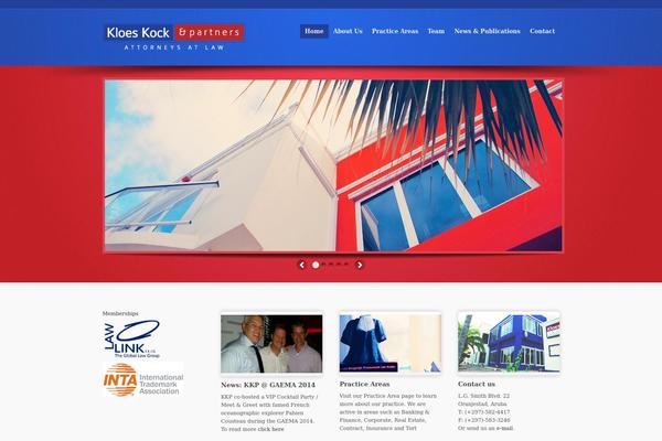 Flare theme site design template sample
