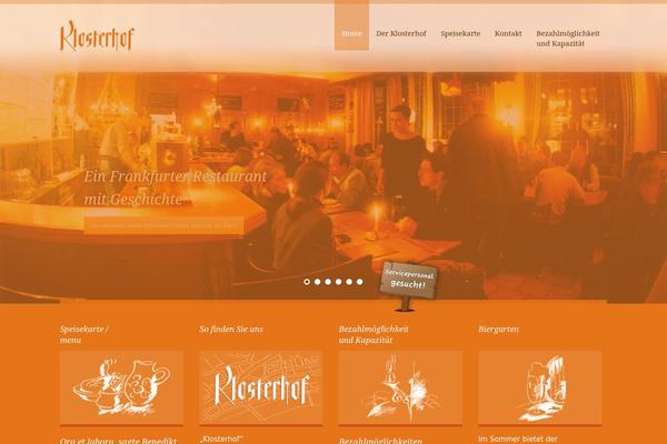 X Child theme site design template sample