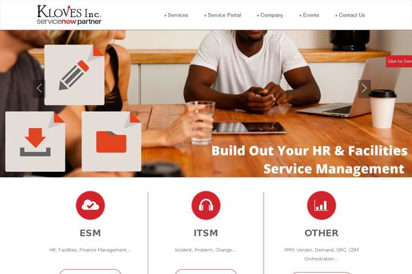 klovesinc.com site used Kloves-theme