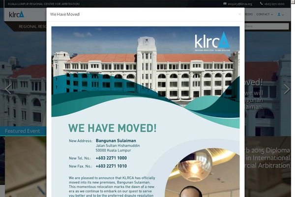 klrca.org.my site used Medius