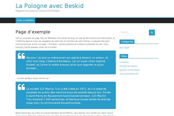 ColorMag theme site design template sample