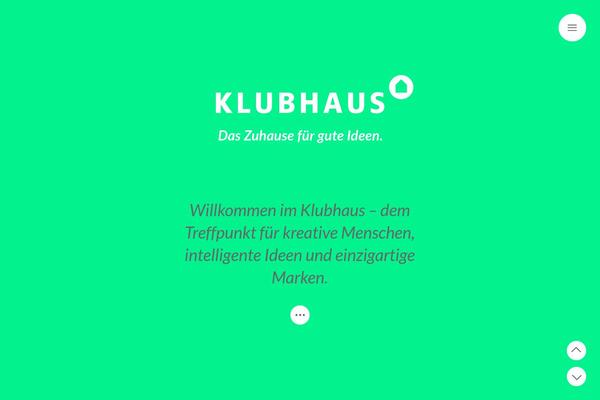 klubhaus.de site used Klubhaus