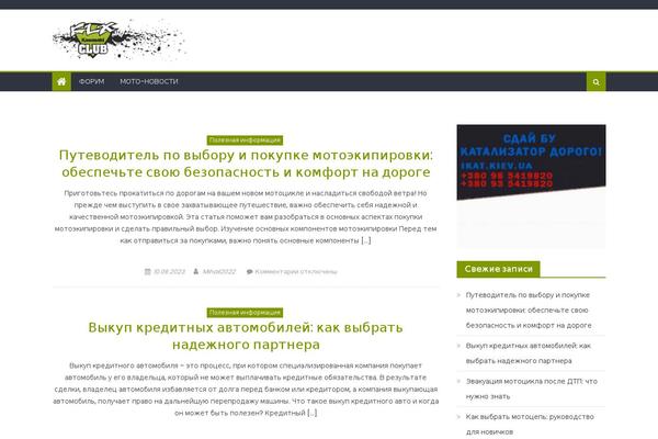 Newspaper Lite theme site design template sample