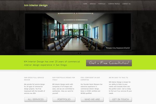 inFocus theme site design template sample