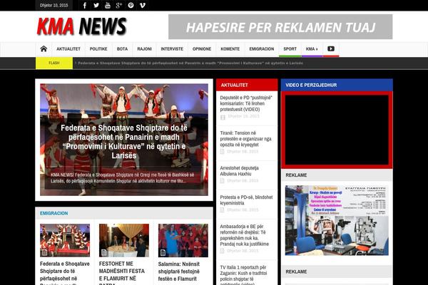 Multinews theme site design template sample