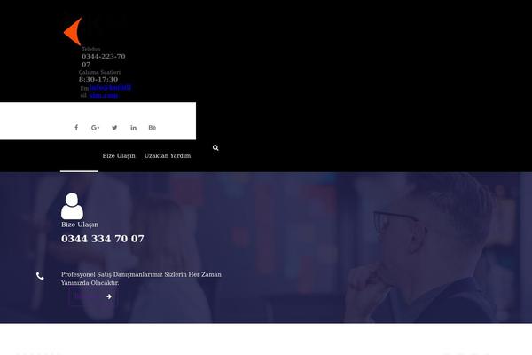 Gradiant theme site design template sample