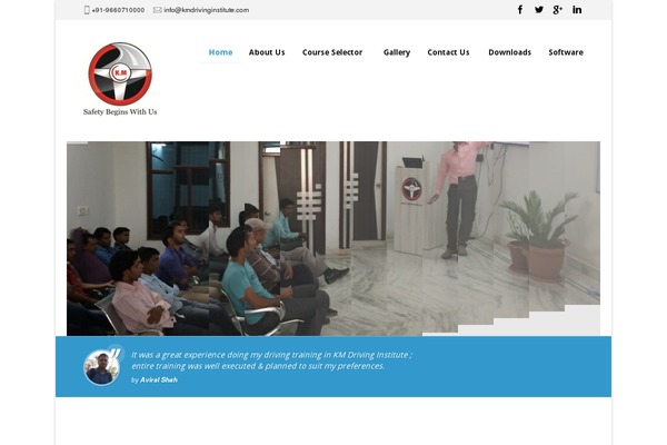 Drivingschool theme site design template sample