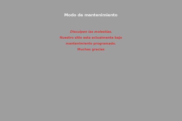 Site using WP Maintenance Mode plugin