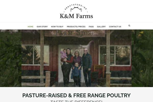 Organics-child theme site design template sample