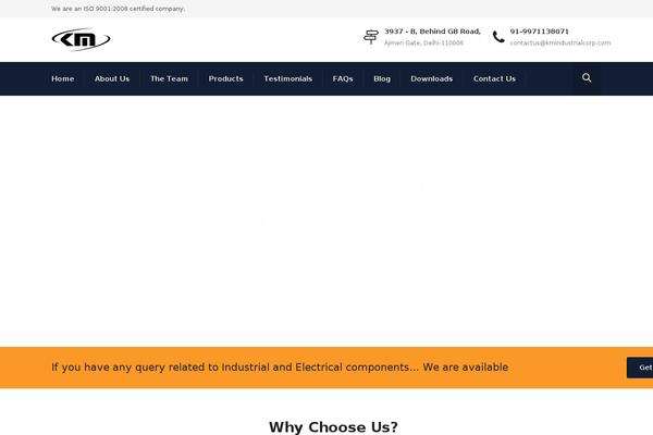 Kroth theme site design template sample