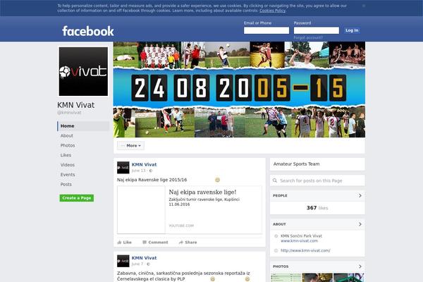 kmn-vivat.com site used Evergreen Sports