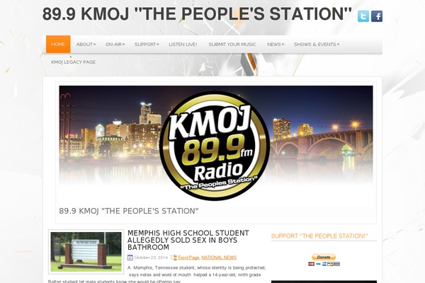 kmojfm.com site used Pressbiz