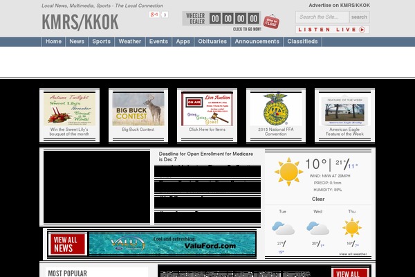 Newspaper theme site design template sample