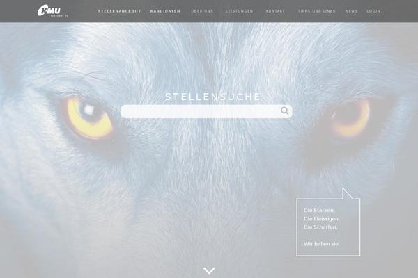 Rhythm theme site design template sample