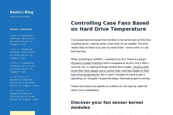Twenty Fifteen theme site design template sample