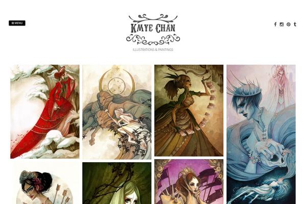 Gridsby theme site design template sample
