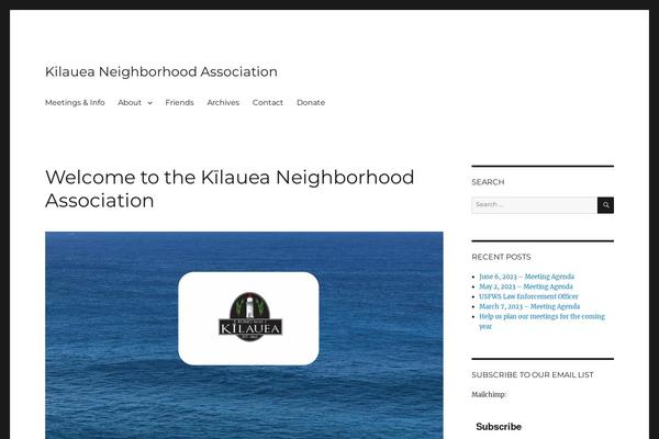 Twenty Sixteen theme site design template sample