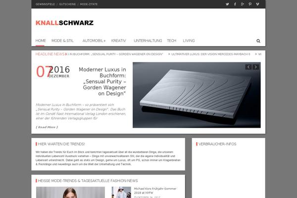 Realnews theme site design template sample