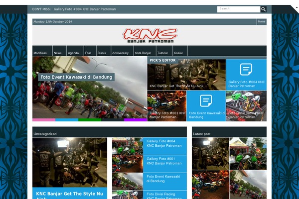 Kerenbro theme site design template sample