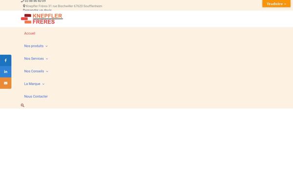 Site using Sticky-social-icons plugin
