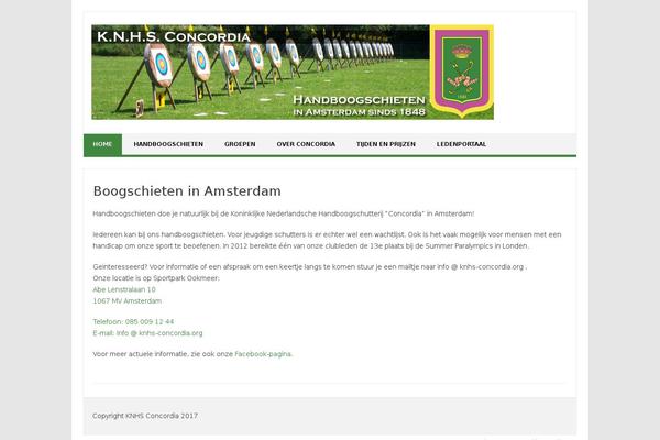 Iconic One theme site design template sample