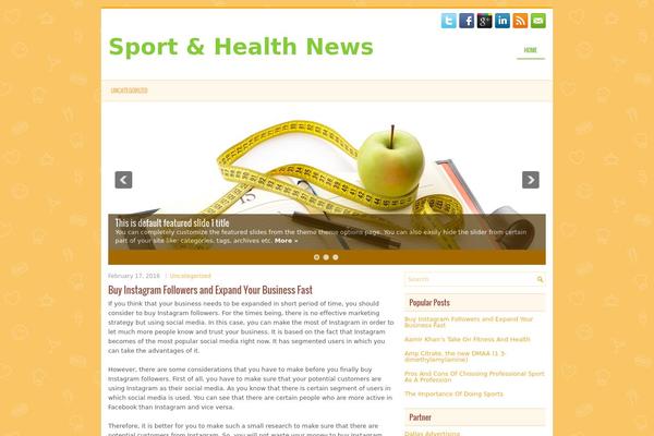Dieting theme site design template sample