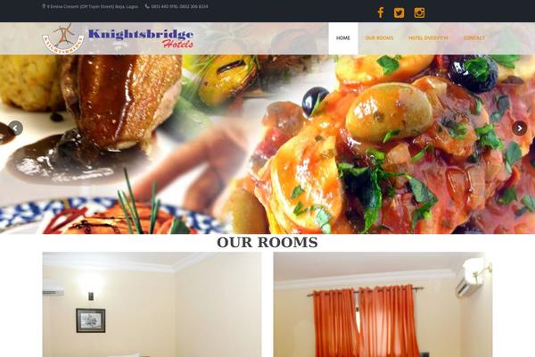 Hillter theme site design template sample