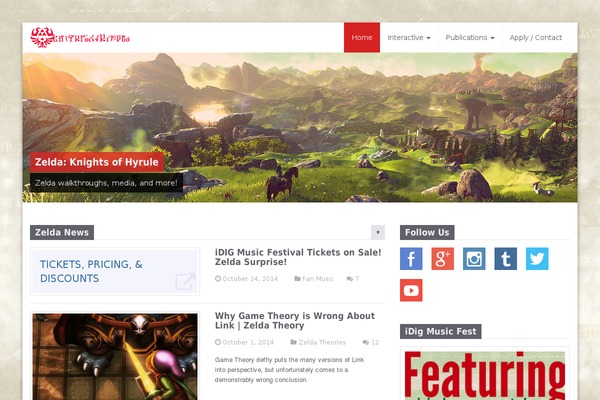 Warta theme site design template sample
