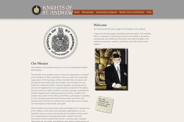 Options theme site design template sample